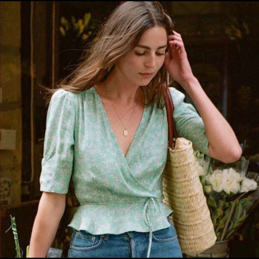 Rouje Dita wrap top